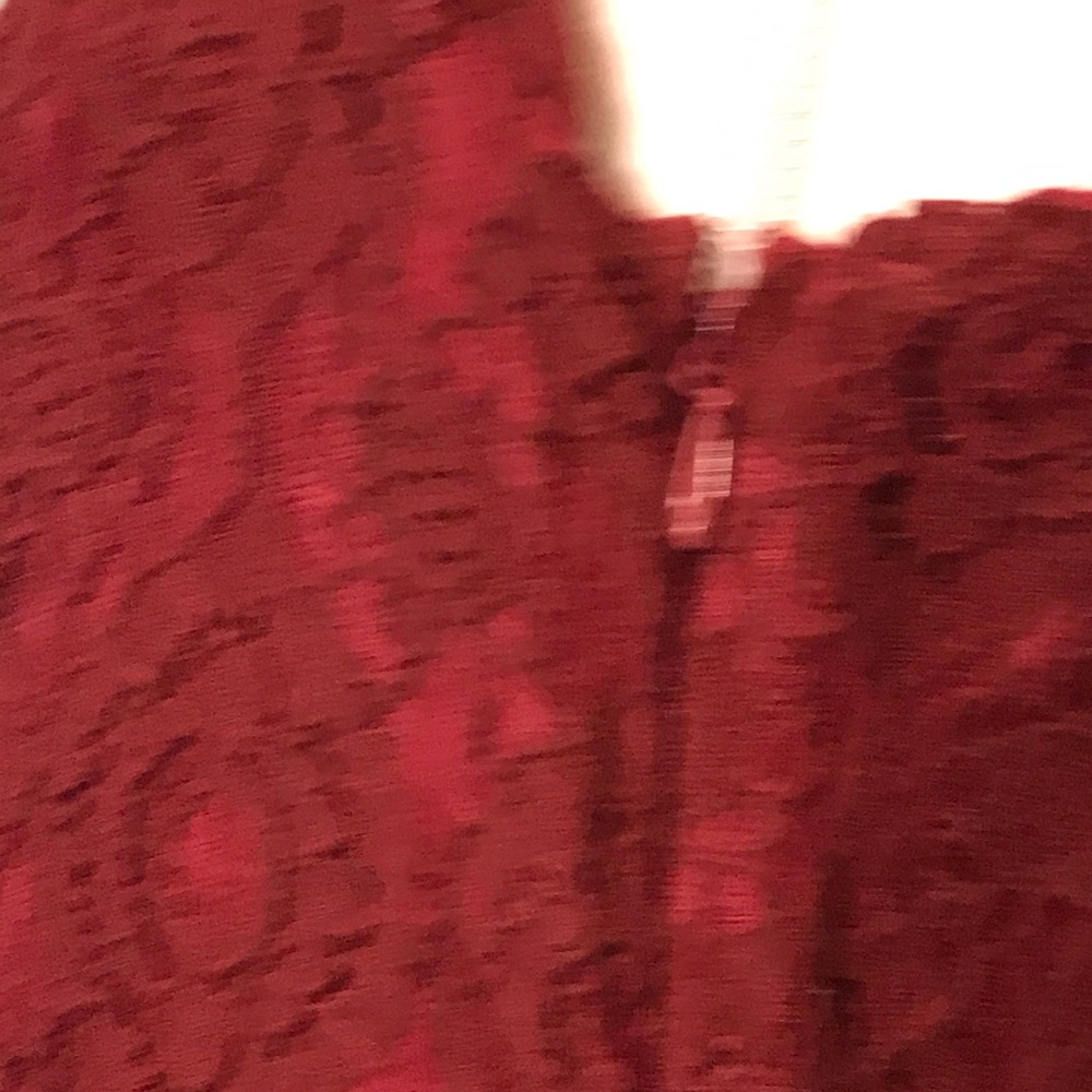Hollister Burgundy Sheath Dress Lace Overlay - Picture 4 of 7